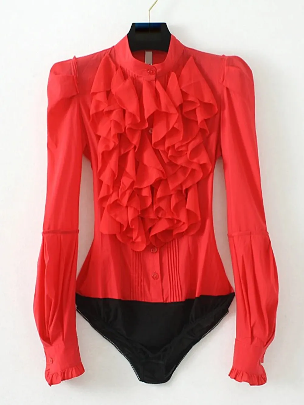 Natalie Ruffles Bodysuit Shirt