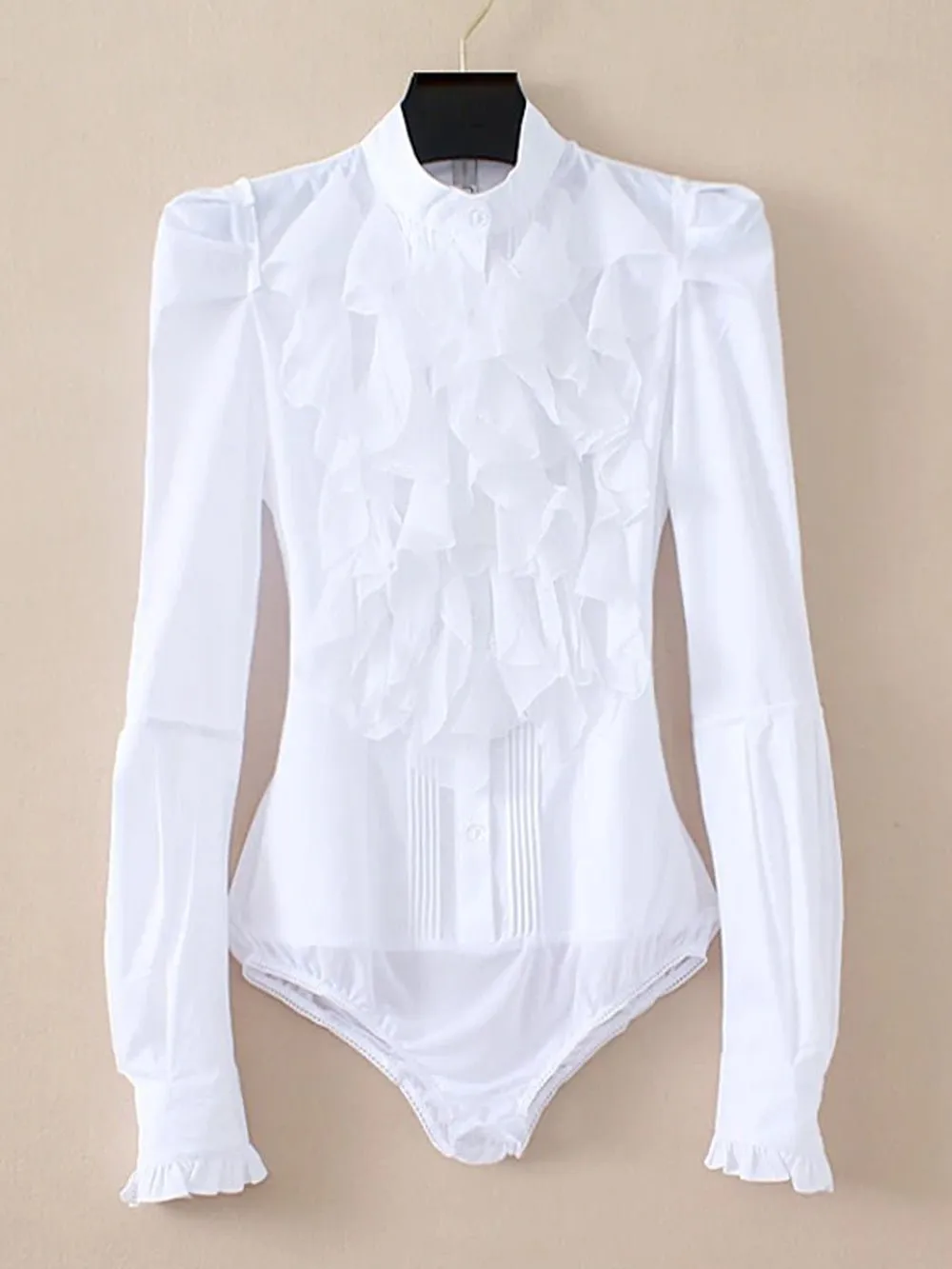 Natalie Ruffles Bodysuit Shirt