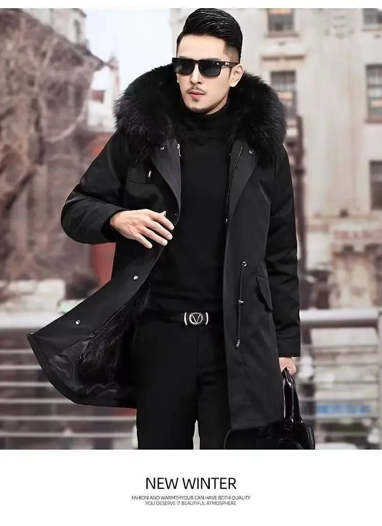 New imitation fox fur grass oversized plush men's coat,  autumn and winter  Jacket