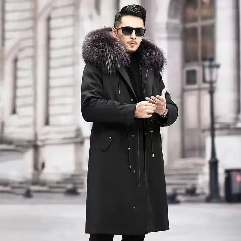 New imitation fox fur grass oversized plush men's coat,  autumn and winter  Jacket