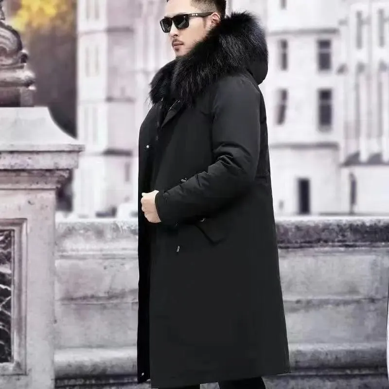 New imitation fox fur grass oversized plush men's coat,  autumn and winter  Jacket