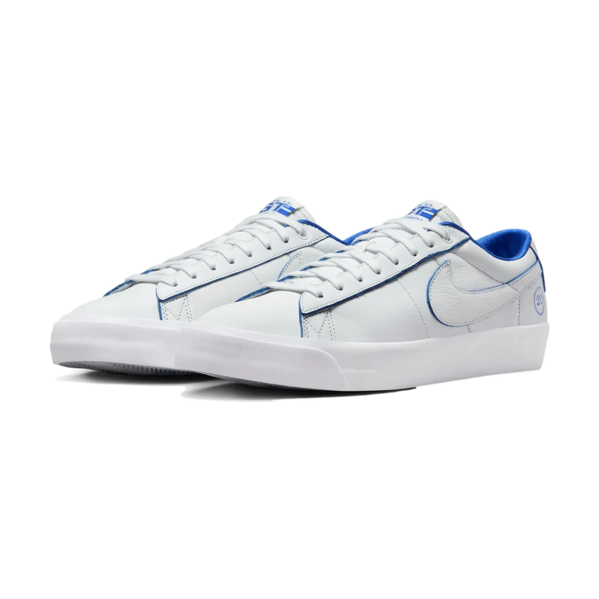 Nike SB Blazer Low GT Premium Summit White/Game Royal-Summit White