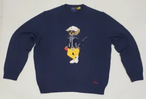 Nwt Polo Ralph Lauren "Golf Stick Bear" Sweater