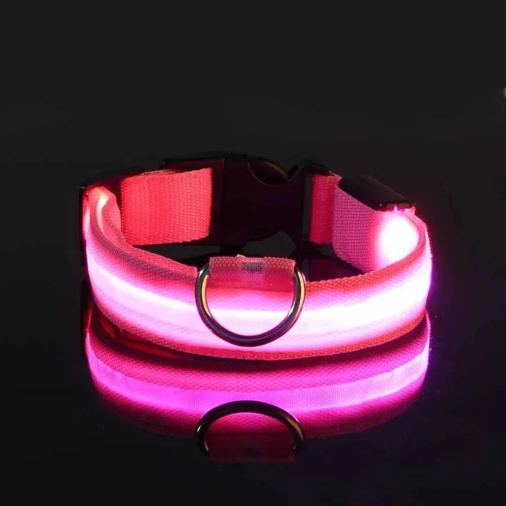 Nylon LED Dog Collar