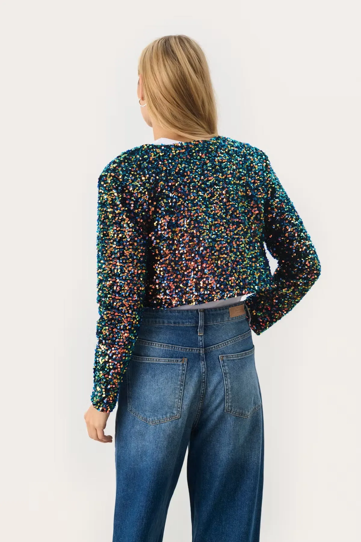 PART TWO MARTA SEQUIN JACKET