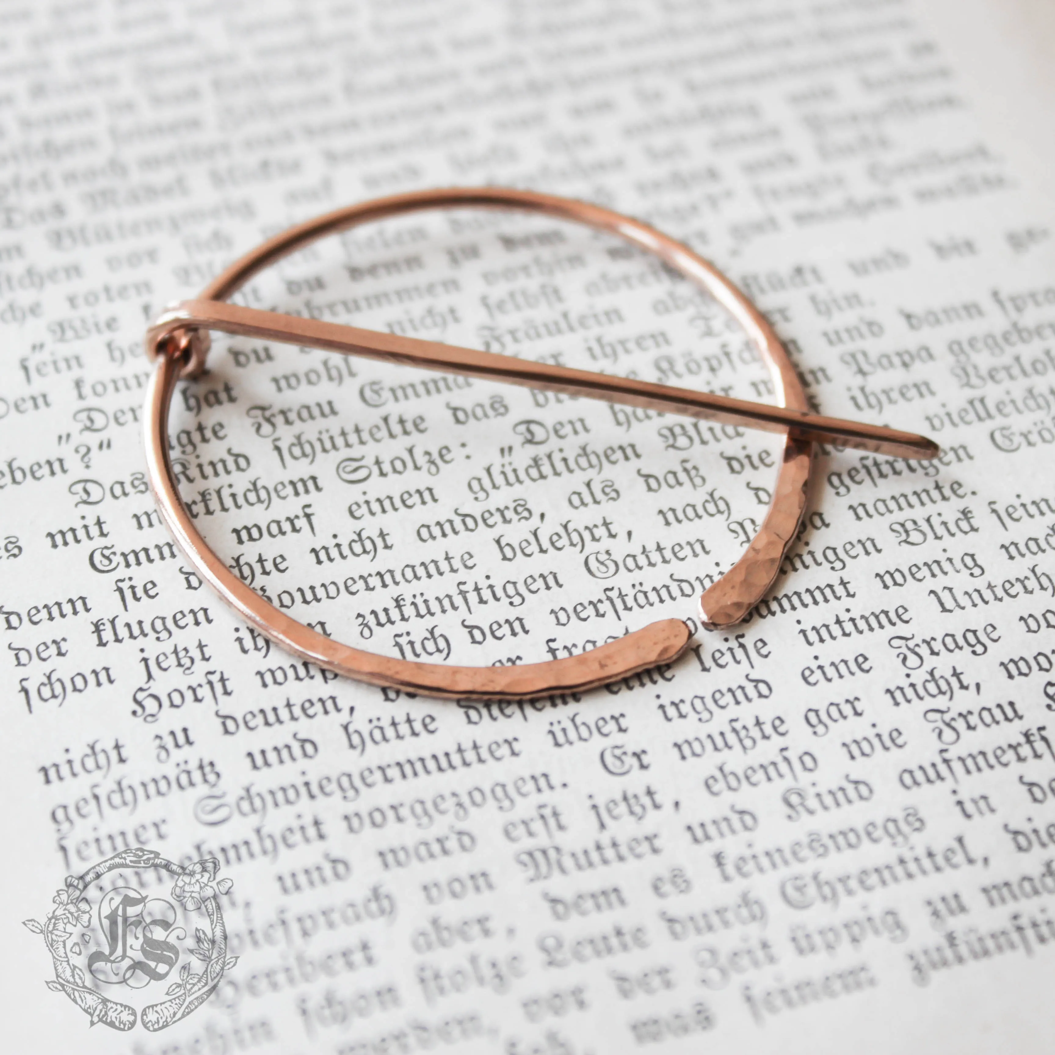 Pictish Fibula Brooch in Bronze