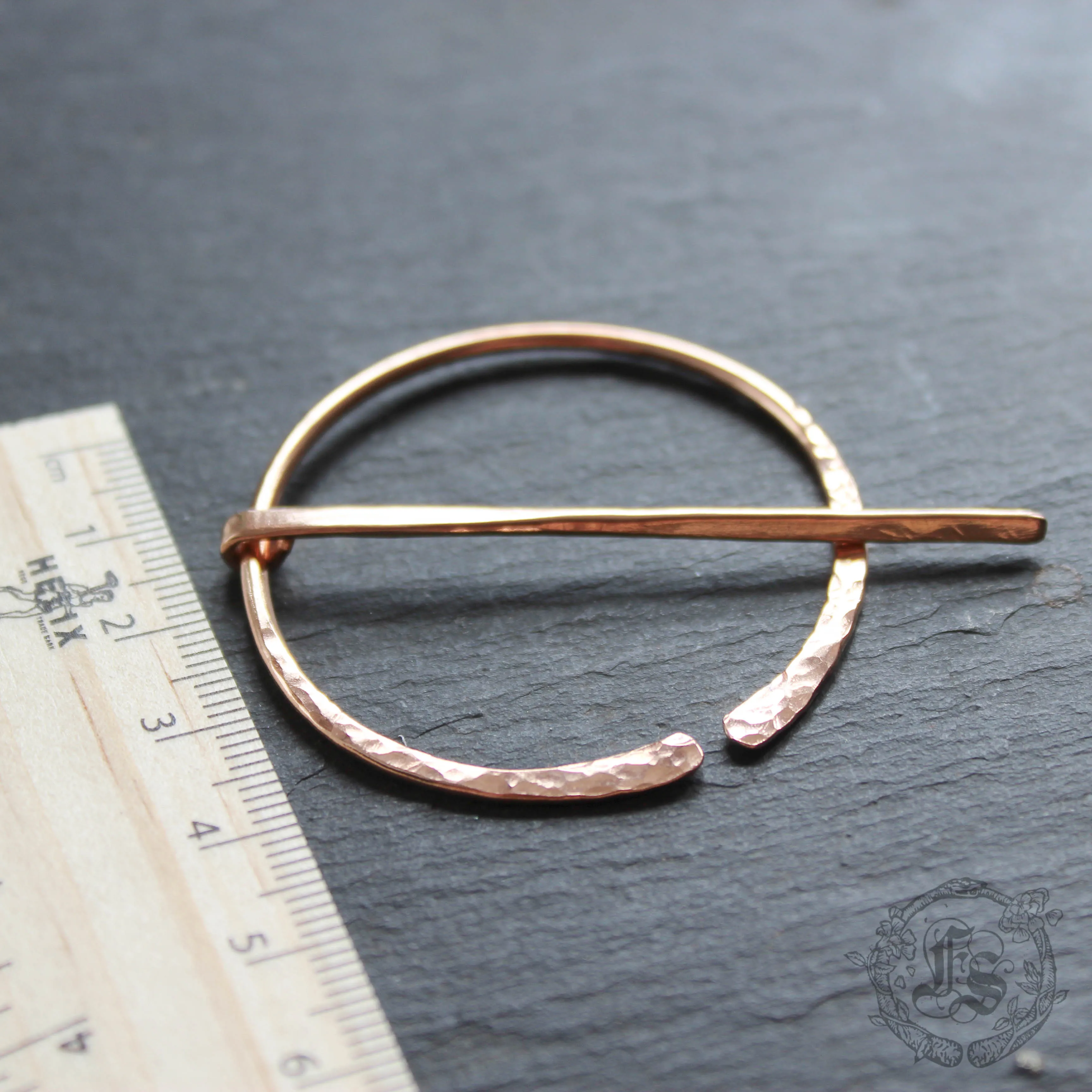 Pictish Fibula Brooch in Bronze