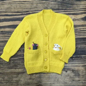 Playdate Baby Cardigan Kit (Berroco Vintage Sock)