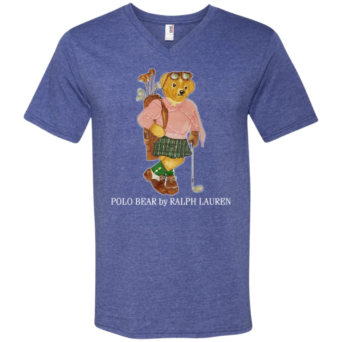 Polo Bear Ralph Lauren T-shirt Men V-Neck T-Shirt