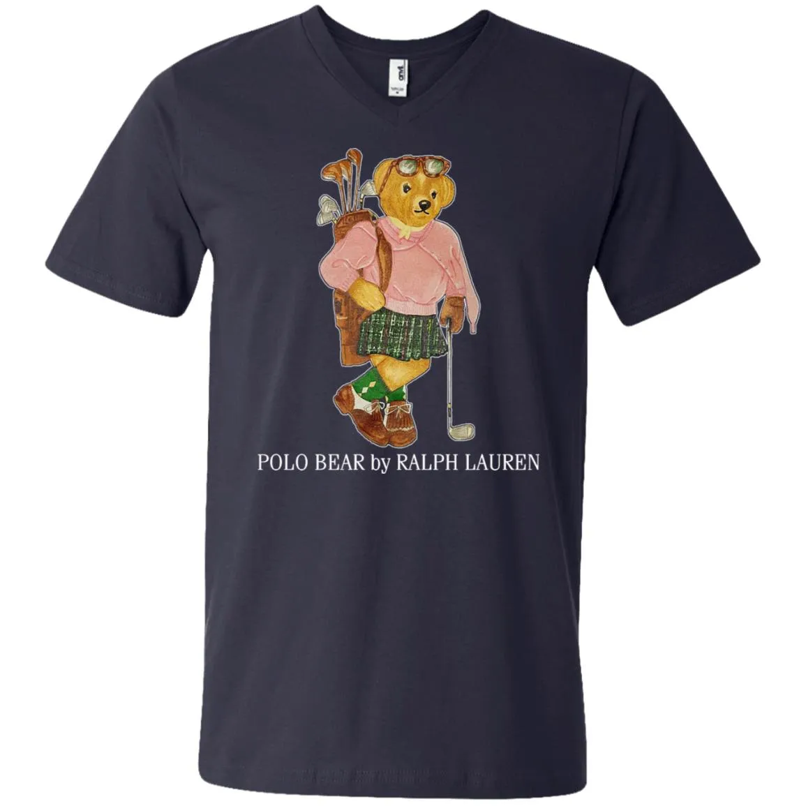 Polo Bear Ralph Lauren T-shirt Men V-Neck T-Shirt