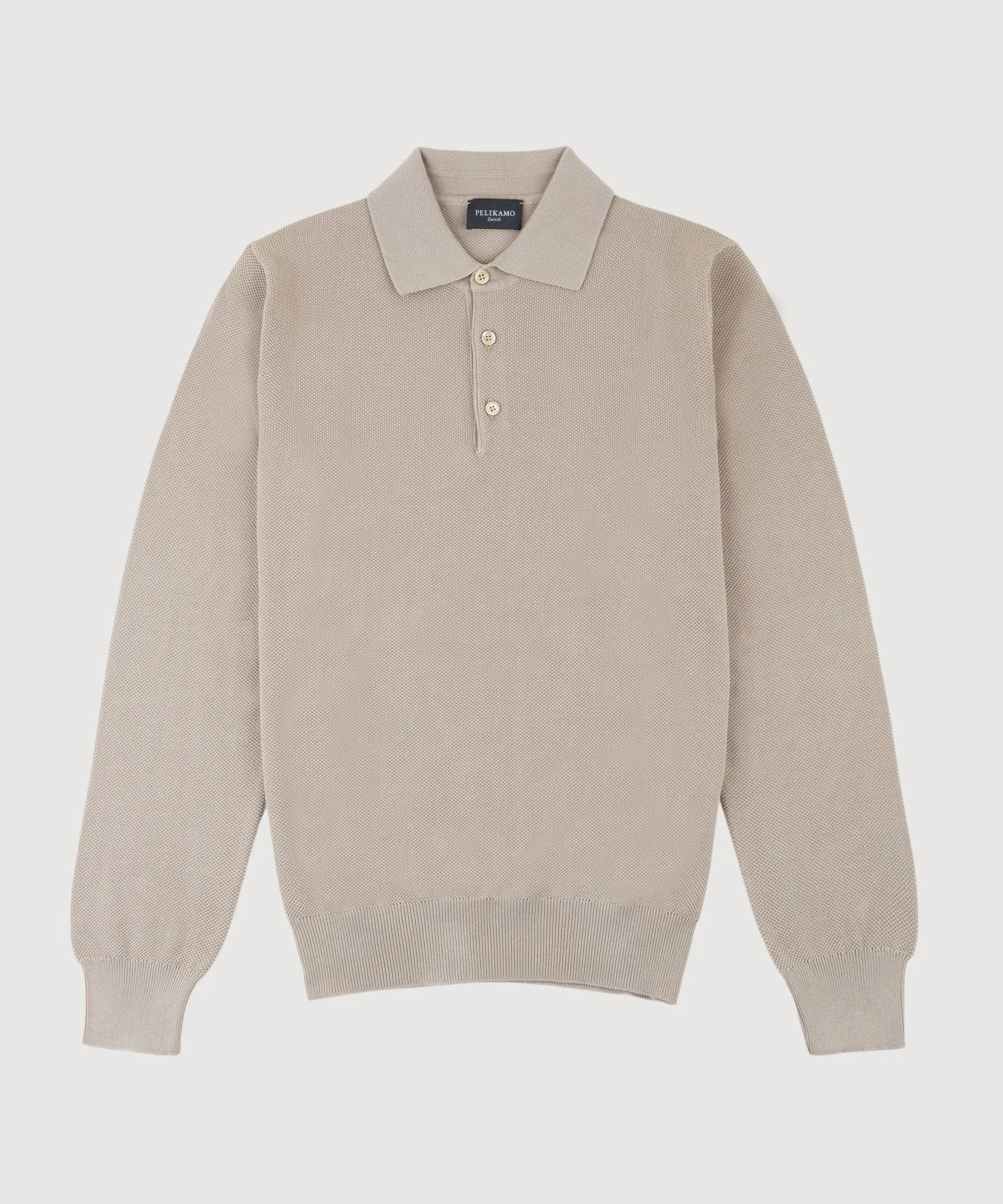 Polo Cotton Pique Sweater