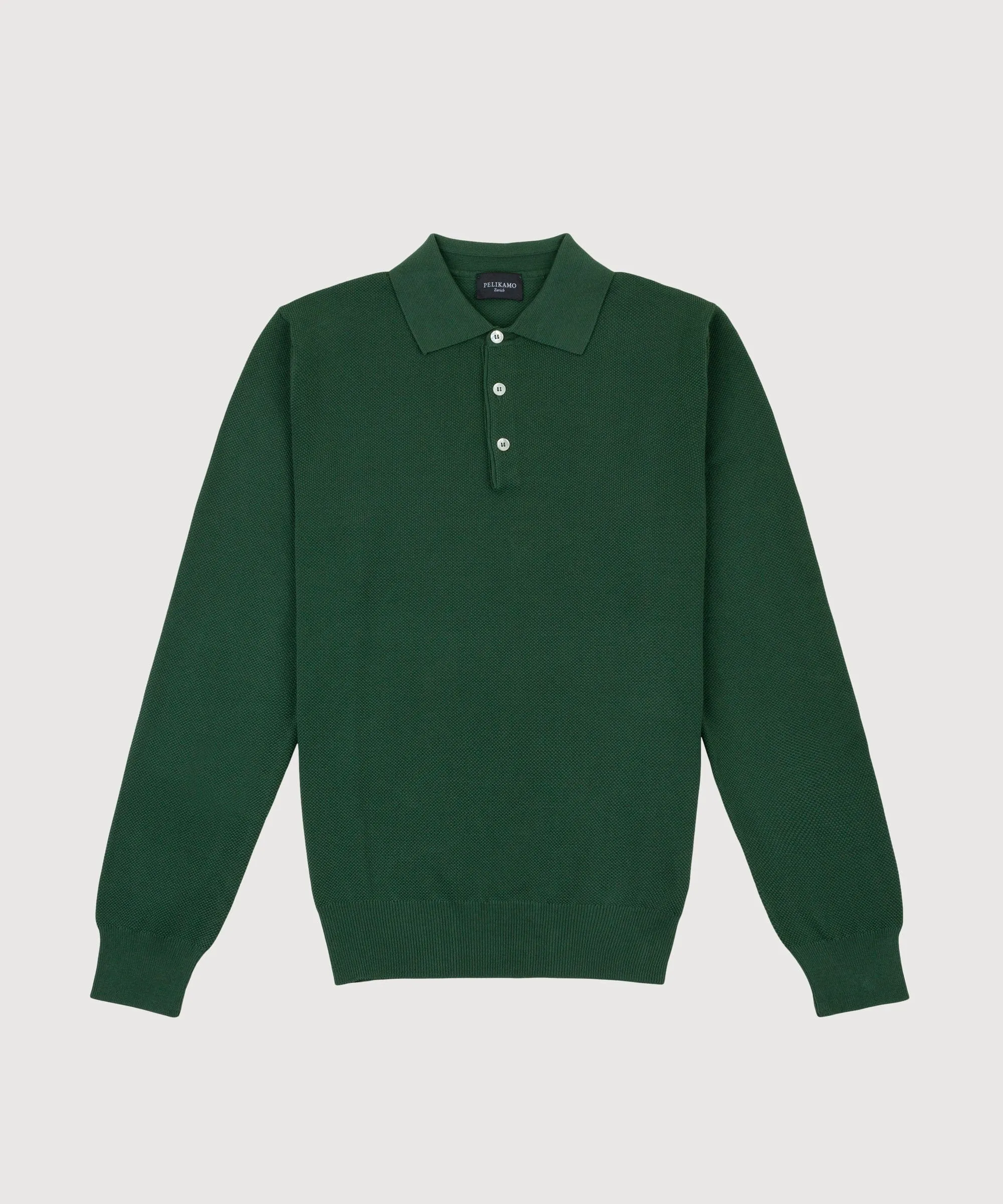 Polo Cotton Pique Sweater