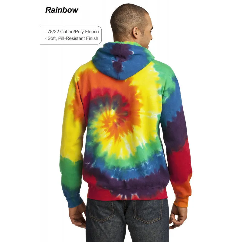 Port & Company® - Tie-Dye Pullover Hooded Sweatshirt