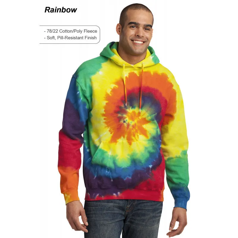 Port & Company® - Tie-Dye Pullover Hooded Sweatshirt