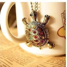 Retro Turtle Necklace