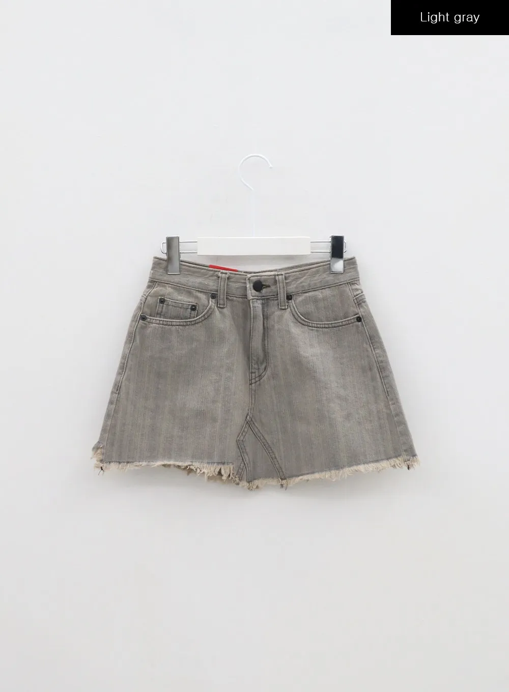 Ripped Denim Mini Skirt BA305