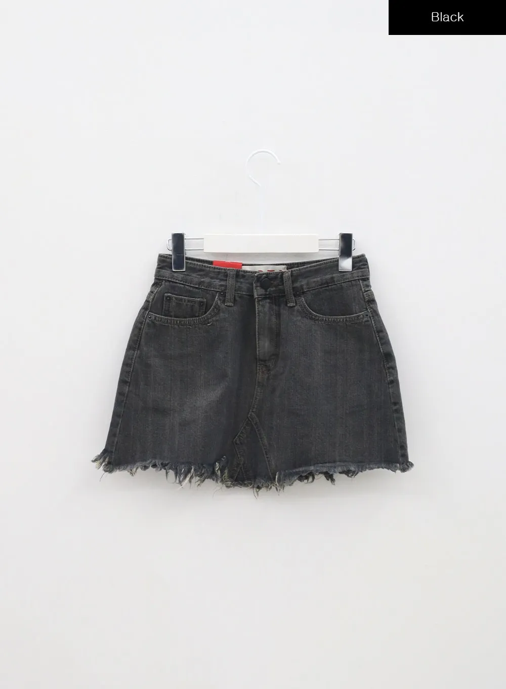 Ripped Denim Mini Skirt BA305