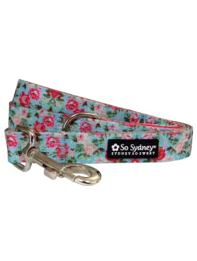 Rose Garden Hot Pink Cute Floral Trendy Fashion Dog Leash