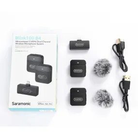 Saramonic Blink 100 B4 2.4Ghz Dual-channel Wireless Microphone System