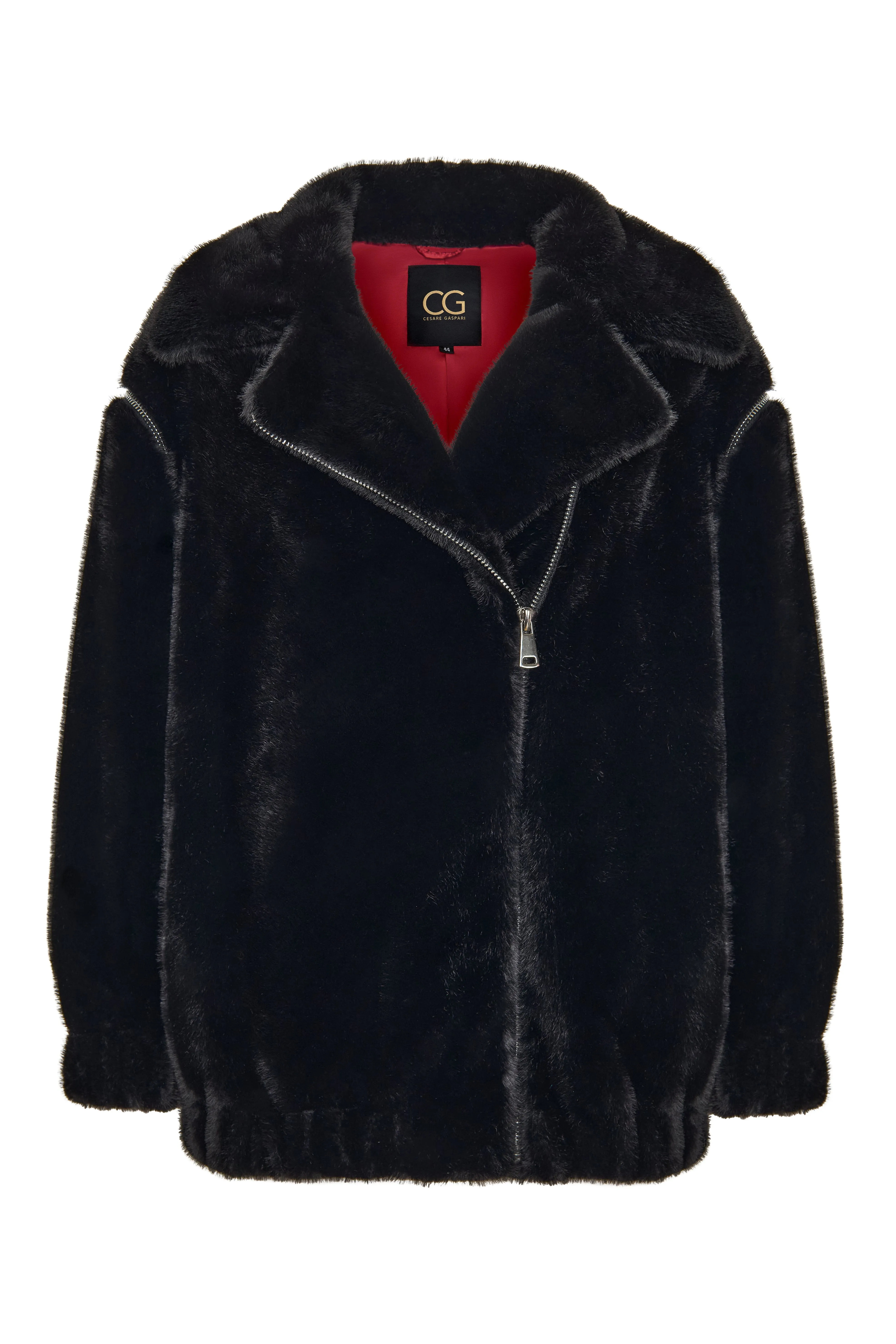 Short Faux Fur Coat Marilyn - Black