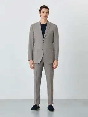 Slim Fit Suit In Wool