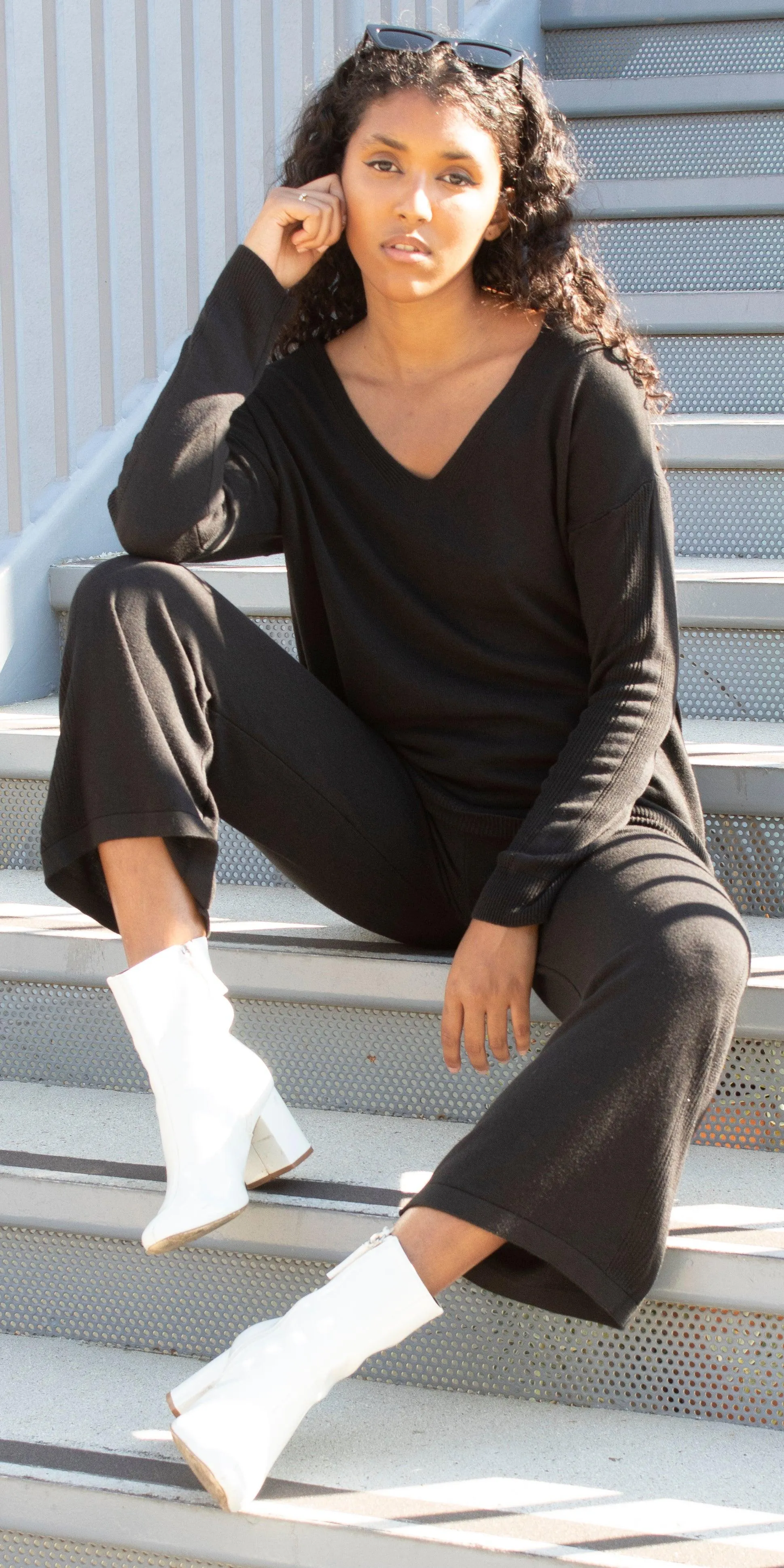 Susane Knit Sweater and Jogger Pant Set