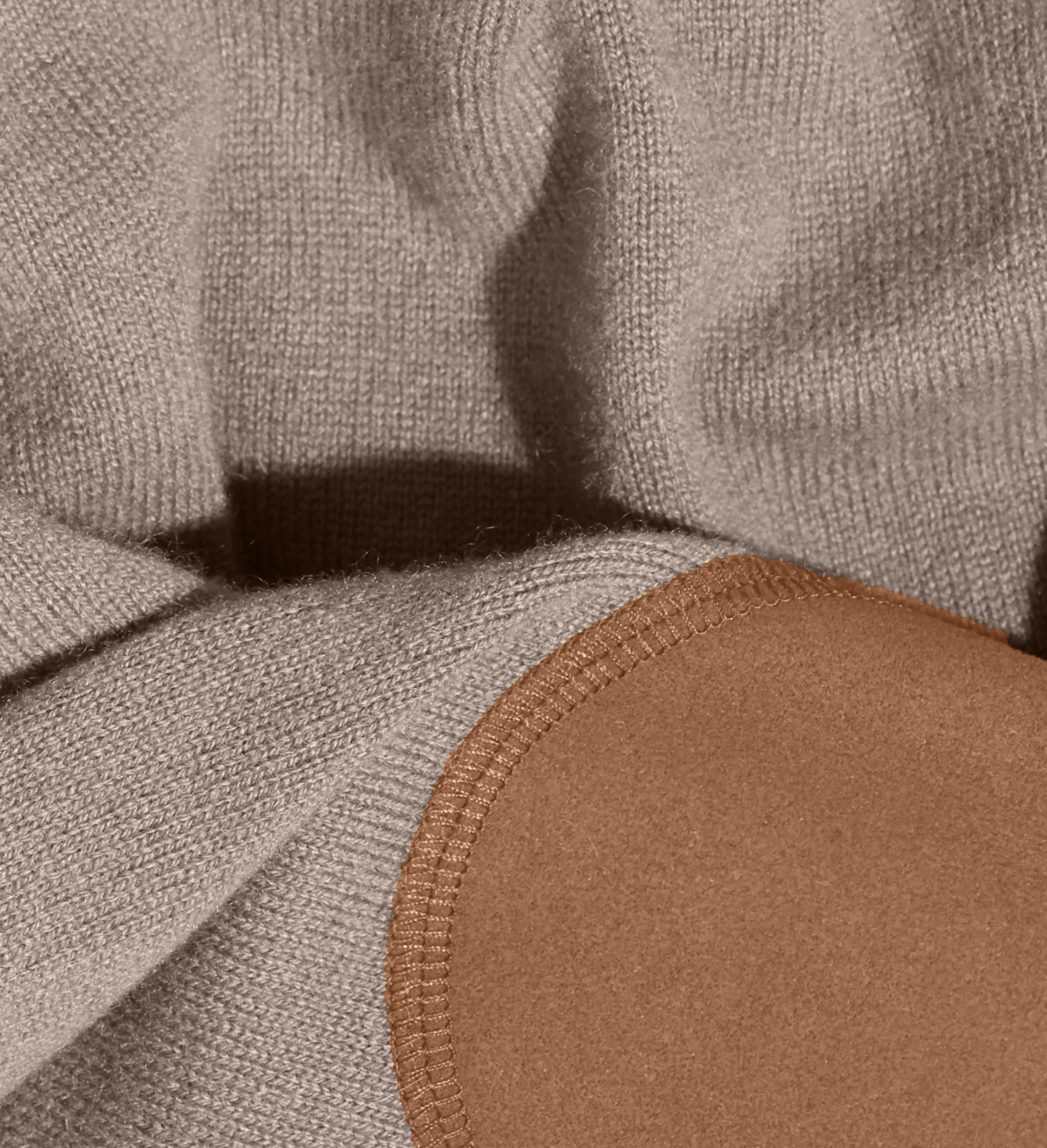 The Mock-Neck Quarter Button Cashmere Polo Sweater