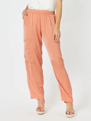 Traveller Luxe Side Button Pant - Sunset