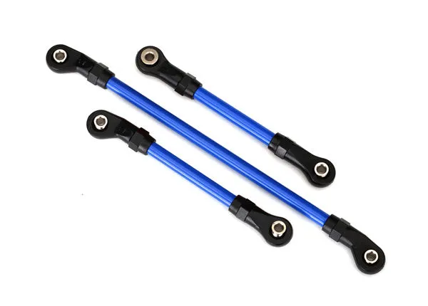 Traxxas Powder Coated Steering Link Set and Panhard: TRX-4 Lift Kit (Blue)