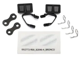 Traxxas Side Mirrors (left & right)/ retainers (2)/ body clips (4)