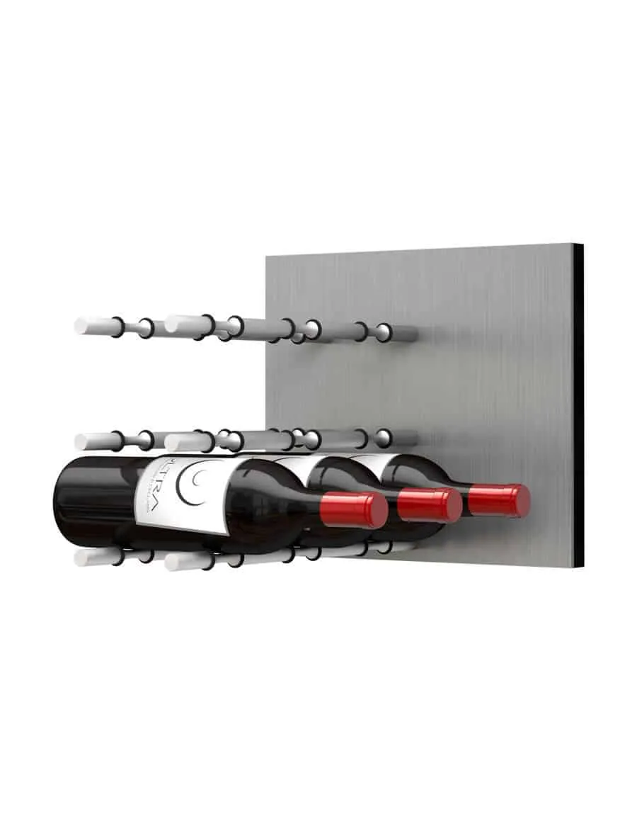 Ultra Wine Racks - Fusion Panels HZ Alumasteel (3 to 9 Bottles)