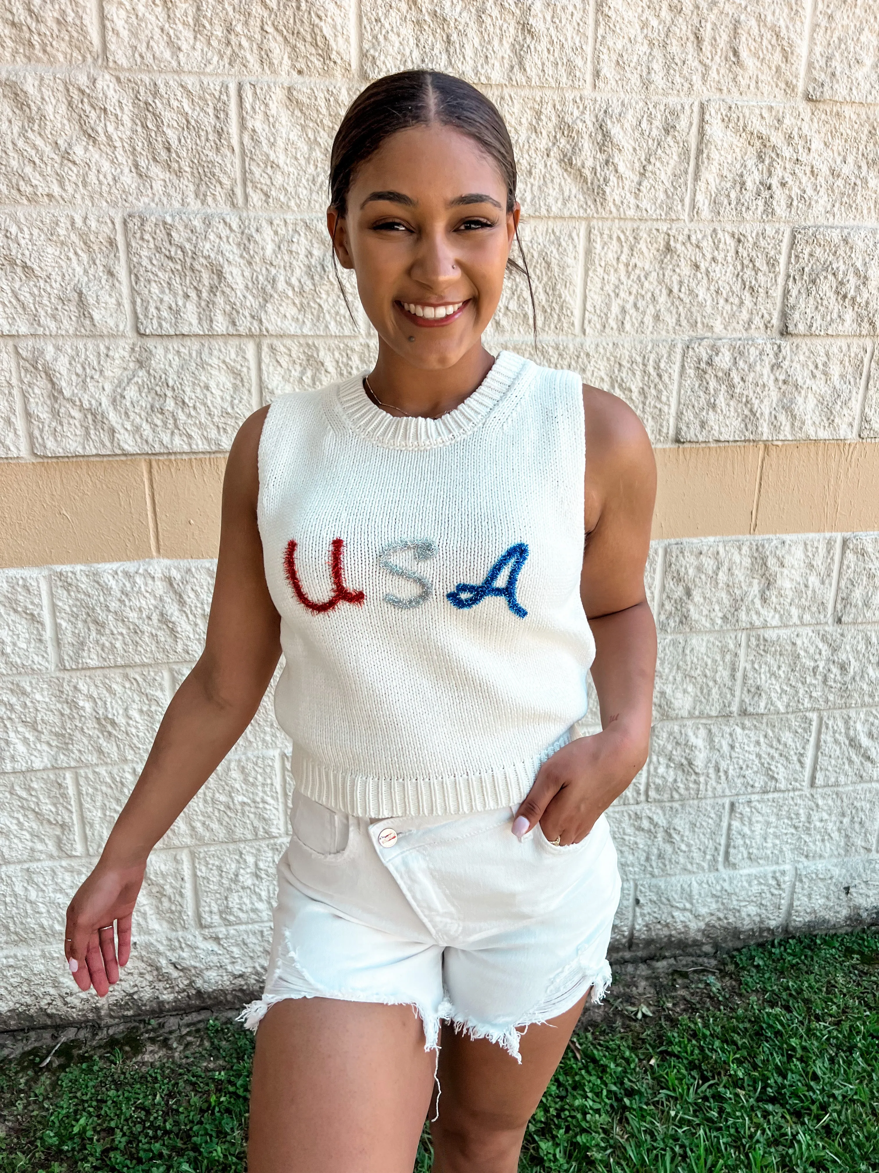 USA Knit Top