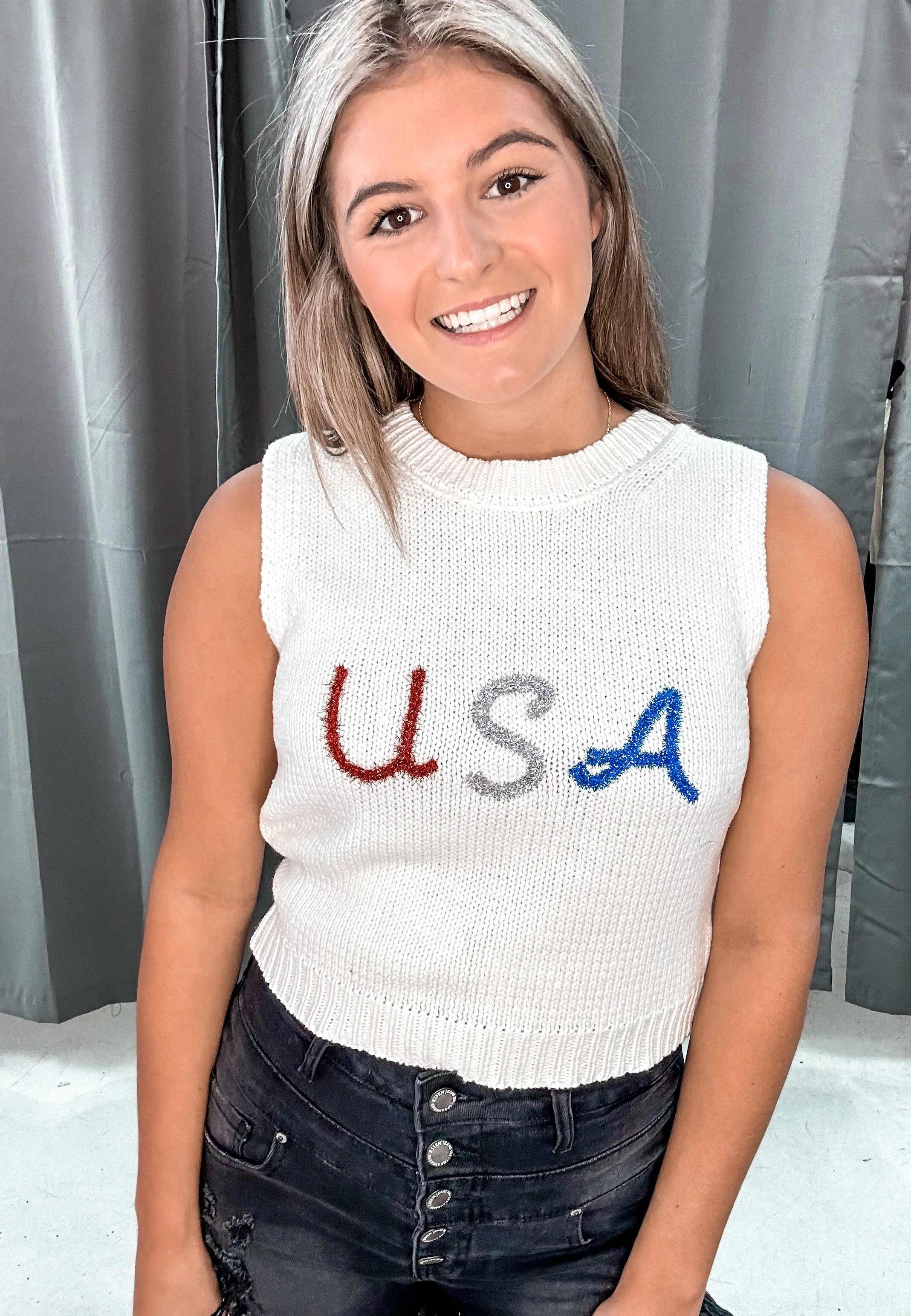 USA Knit Top