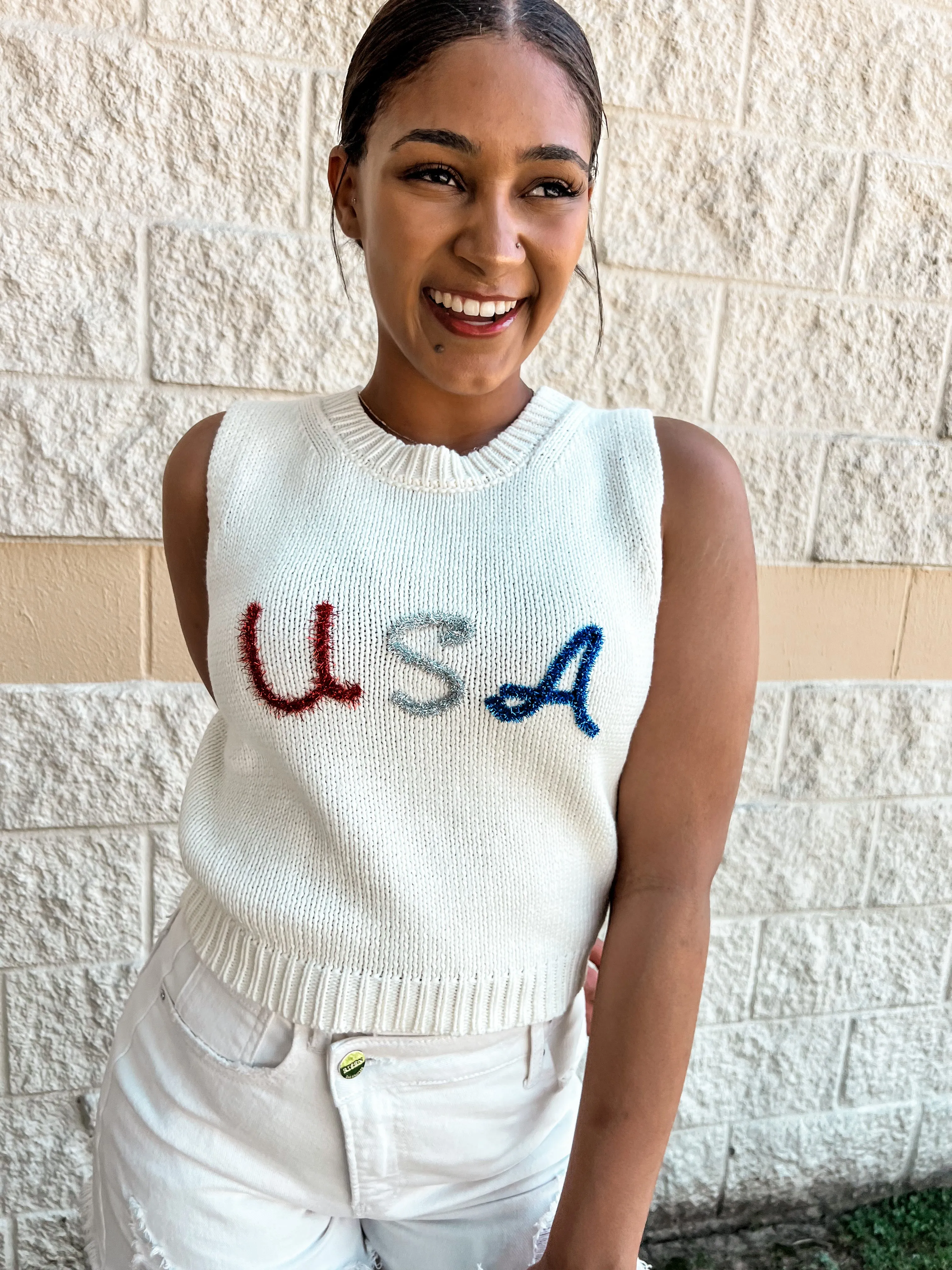 USA Knit Top