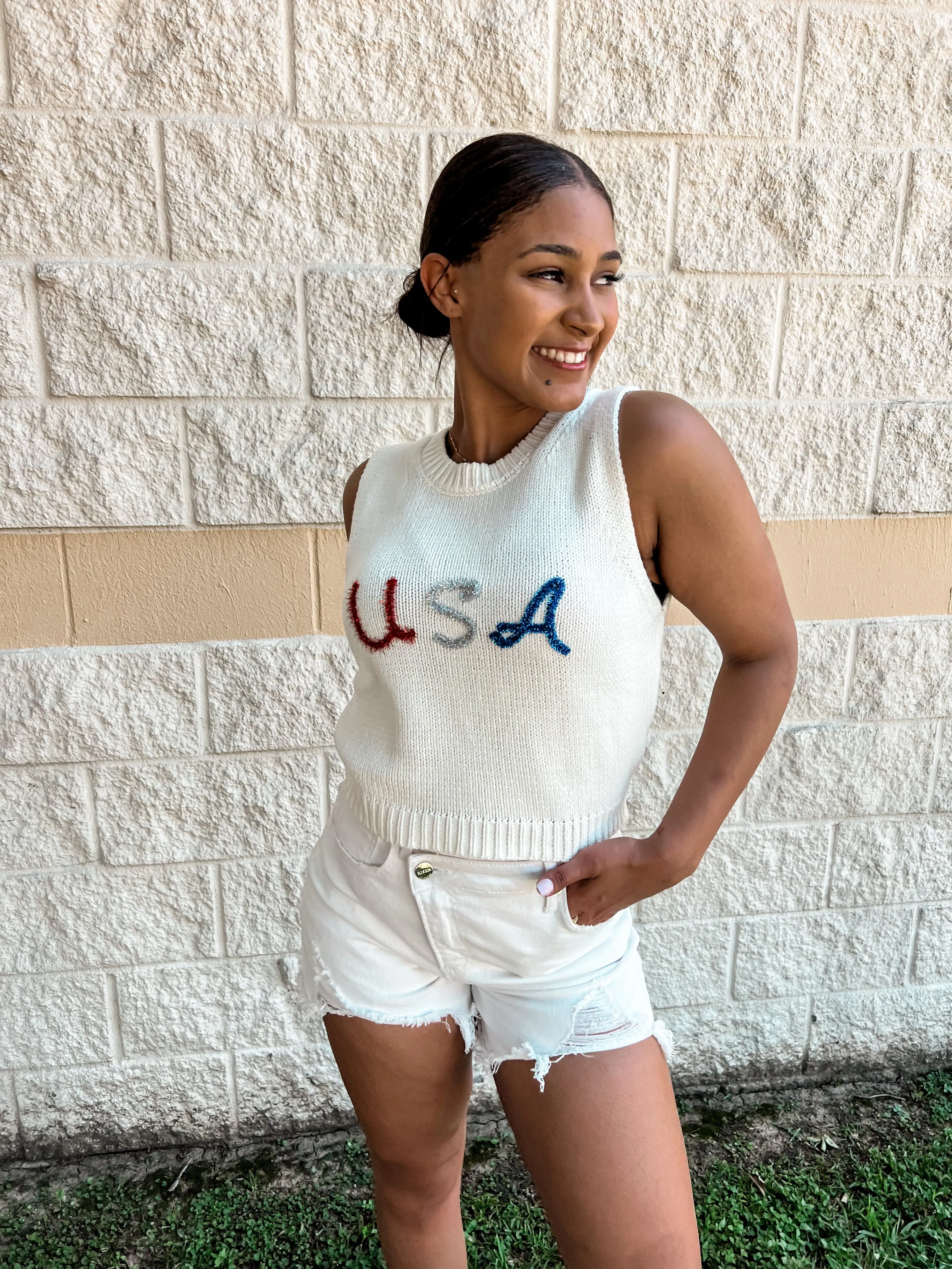 USA Knit Top