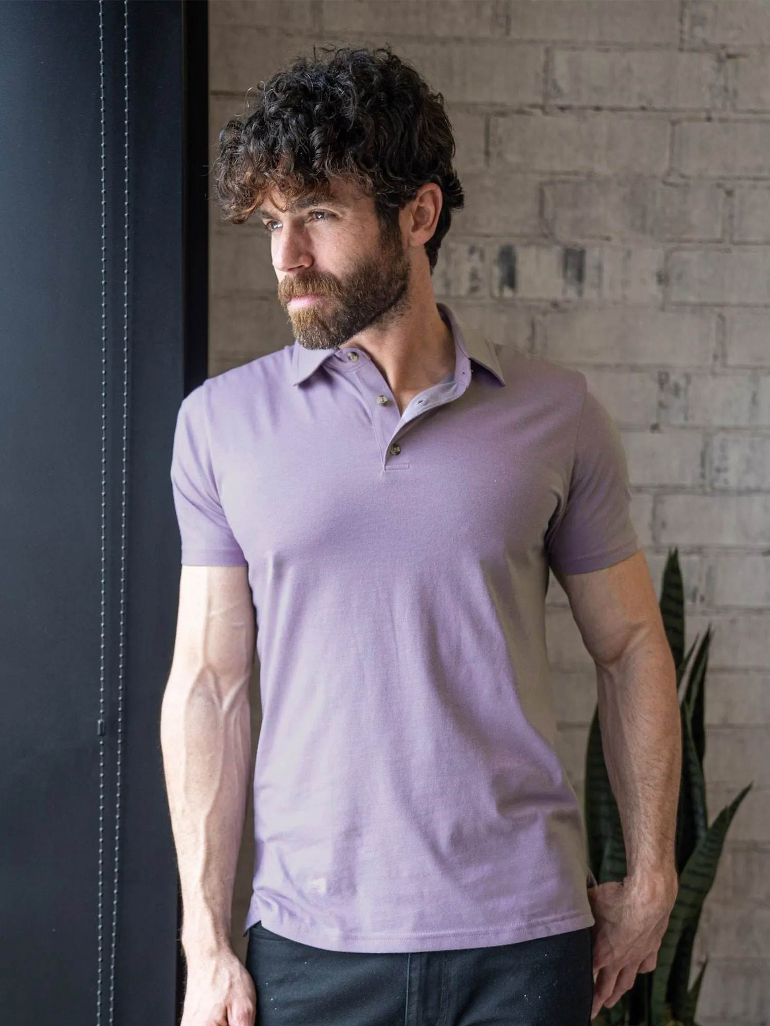 Vintage Purple Torrey Polo