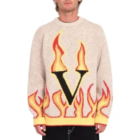 Volcom Fergadelic Sweater - Dirty White