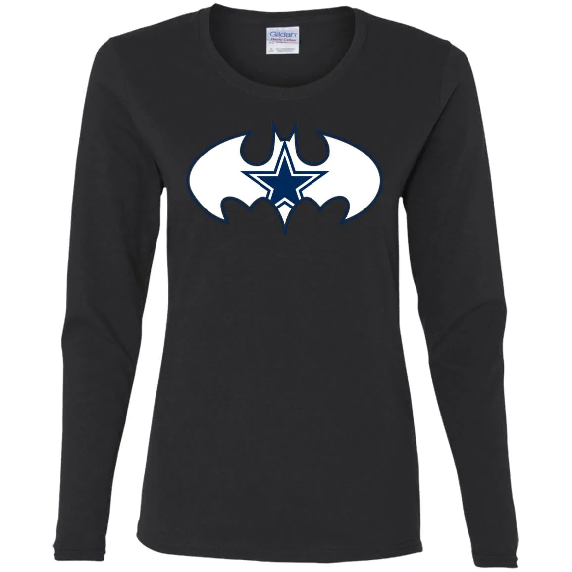 We Are The Dallas Cowboys Batman Nfl Mashup Women Long Sleeve Shirt