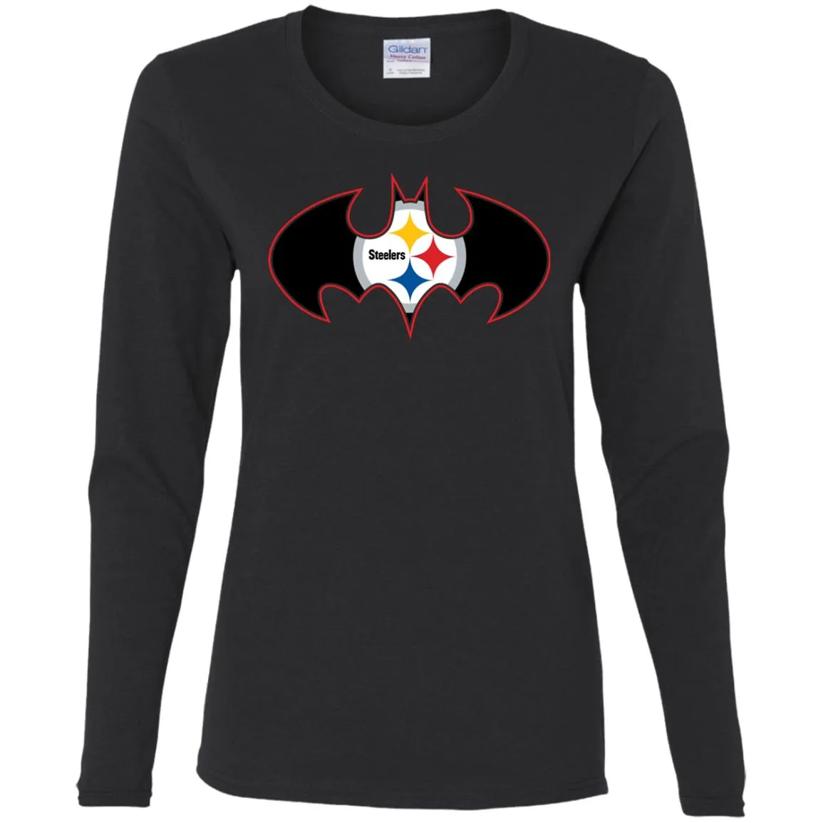 We Are The Pittsburgh Steelers Batman Nfl Mashup Women Long Sleeve Shirt