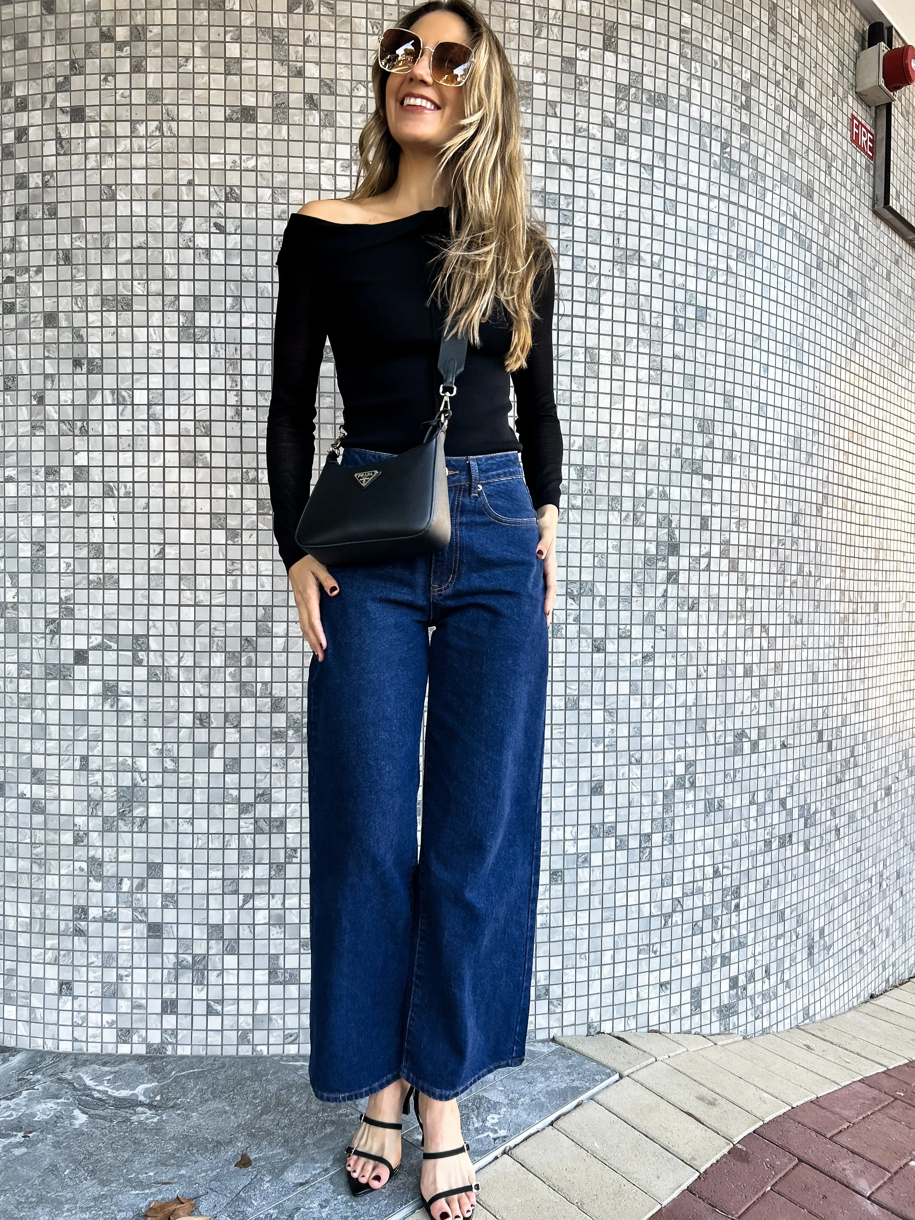 YORK Wide Leg Jeans